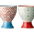 Set of 4 egg-cups or coquetiers